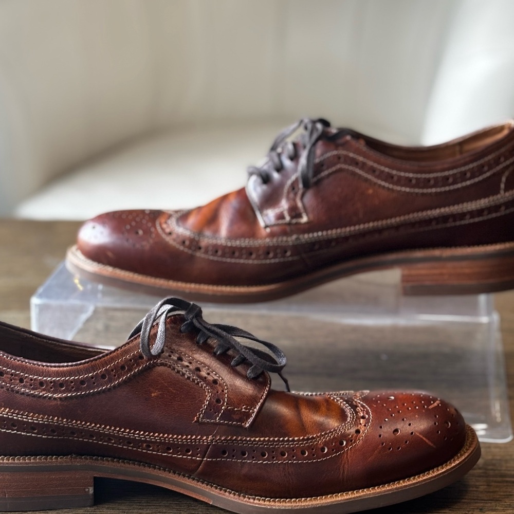 Trask Rich Brown‎ Leather Oxfords
